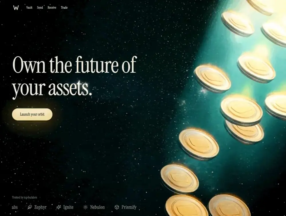 Web3 Website — main experience